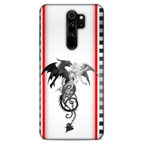 Lopard Xiaomi Redmi Note 8 Pro Uyumlu Kılıf Tattoo's (49) Ultra Silikon Kılıf Dragon Love