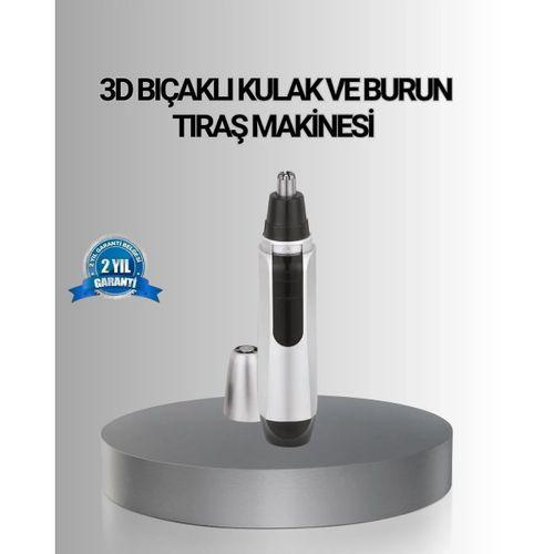 Kişisel Burun Ve Kulak Tıraş Makinesi 3d Kavisli Bıçak Ve Kompakt Tasarım