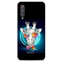 Xiaomi Mi 9 Kılıf FunnyMaX (6) Silikon Kılıf Siyah Zürafa