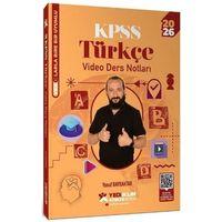 2026 KPSS Türkçe Atölye Video Ders Notları Yediiklim Yayınları