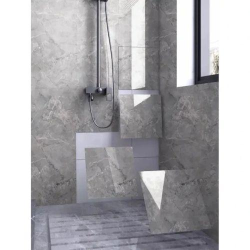 Gri Mermer Desen Duvar Sticker (30x30)
