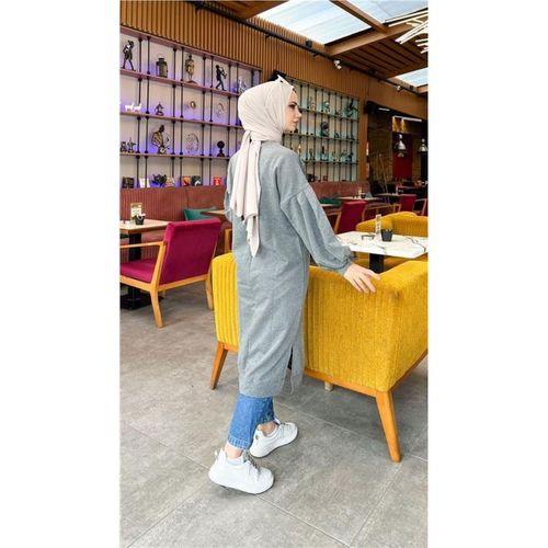 Hira Balon Kol Midi Boy Sade Basic Sweatshirt - 03031.017 - Antrasit