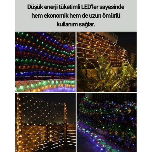Dekoratif Led Çelenk Işık 8 Farklı Aydınlatma Modu