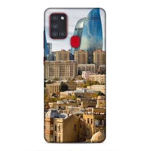 Samsung Galaxy A21s Uyumlu Kılıf Azarbaijan (31) TPU Kılıf Bakü Kuleler