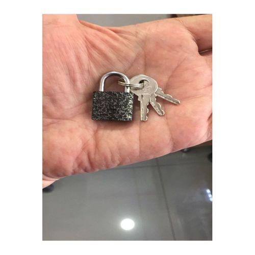Asma Kilit Gri Döküm 20mm (3 Adet)