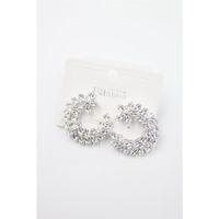 Zirkon Taşlı Küpe - Gümüş