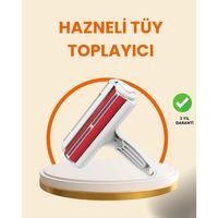 Elektriksiz Hazneli Tüy Temizleyici – Kedi Köpek Tüy Toplama Rulosu