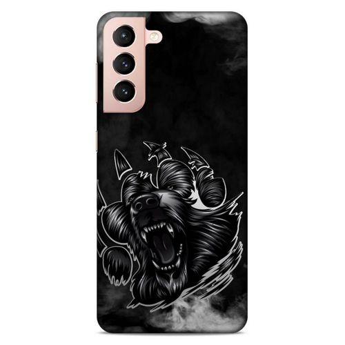 Lopard Samsung Galaxy S21 Uyumlu Kılıf Tattoo's (19) Kılıfları Siyah