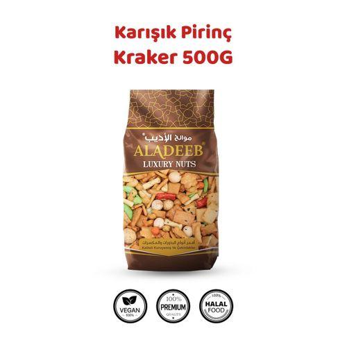 Karışık Pirinç Kraker 500 g Renkli Pirinç Çıtır Atıştırmalık