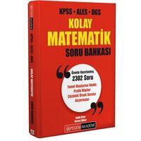 KPSS ALES DGS Kolay Matematik Soru Bankası Pegem Yayınları