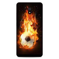 Lopard Xiaomi Redmi 8A Uyumlu Kılıf FireX (36) Glitter Kılıf Futbol Topu