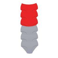 6 Adet Tutku Kadın Yüksek Bel Bato Kalın Lastik Külot S6