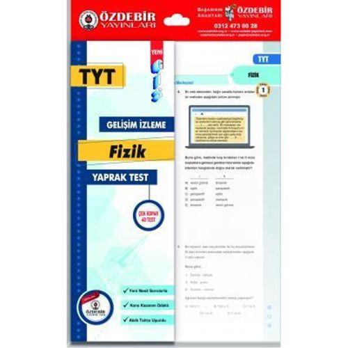 TYT Gelişim İzleme Fizik Yaprak Testleri Özdebir Yayınları