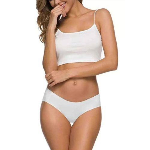 2 Adet Kadın Dikişsiz Lazer Kesim Esnek İz Yapmayan Külot S1