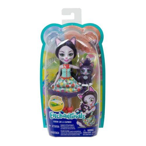 Eğitici Çocuk GJX40 Enchantimals Ciesta Cat ve Climber