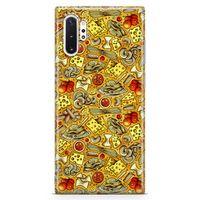 Samsung Galaxy Note 10 Plus Kılıf Peynirli Makarna Arka Kapak Koruma Desenli Full Koruyucu