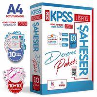 2026 KPSS GYGK ŞAHESER Türkiye Geneli Kurumsal 10lu Dijital Çözümlü Paket Deneme