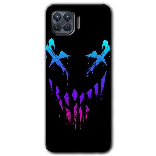 Oppo Reno 4 Lite Kılıf HD Desen Baskılı Arka Kapak + Temperli Cam - Çığlık