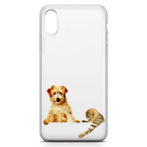 Apple iPhone XS Max Kılıf Avustralya Terrier Arka Kapak Koruma Desenli Full Koruyucu