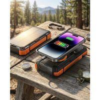 20000 Mah Solar Powerbank Kablosuz Şarj Özellikli Kamp Ve Seyahat İçin Taşınabilir Güç Kaynağı
