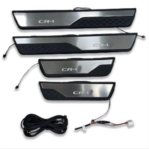 Honda Cr-V Uyumlu 2018-2019 Kapı Eşigi Nikelajı Mavi