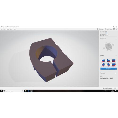 CNC 3018 55mm Hızlı Değişiklik İş mili Tutucu - 3712492