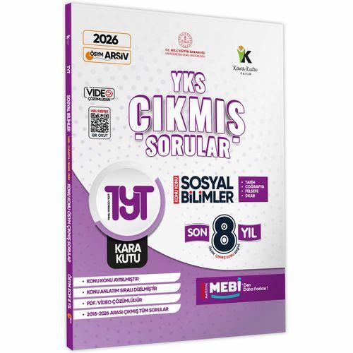 2026 YKS-TYT Tüm Dersler Çıkmış Soru Bankası Kara Kutu 4lü Set Konu Konu Son 8 Yıl Video/PDF Çözümlü
