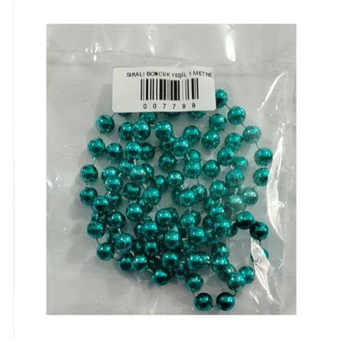 Sıralı Boncuk Yeşil 1 Metre - 3 paket