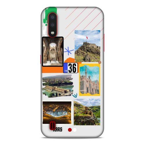 Lopard Samsung Galaxy A01 Uyumlu Kılıf Şehirli ※ (36) Kars Glitter Kılıf