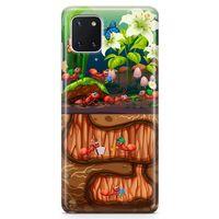 Samsung Galaxy A81 Kılıf Karınca Yuvası Arka Kapak Koruma Desenli Full Koruyucu