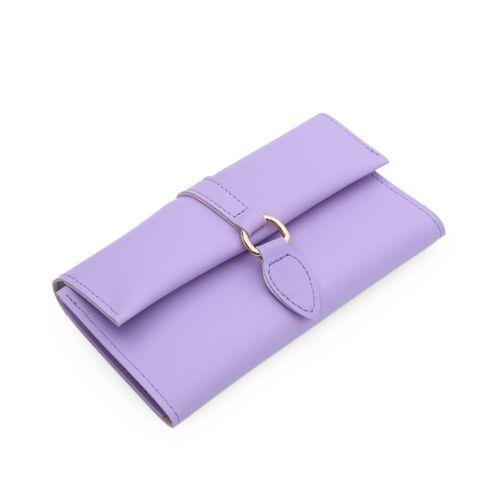 PRS Kadın Cüzdan Soft Dokulu Yumuşak Deri Cep Telefon ve Para Bölmeli Bayan Kartlık Yağmur Model