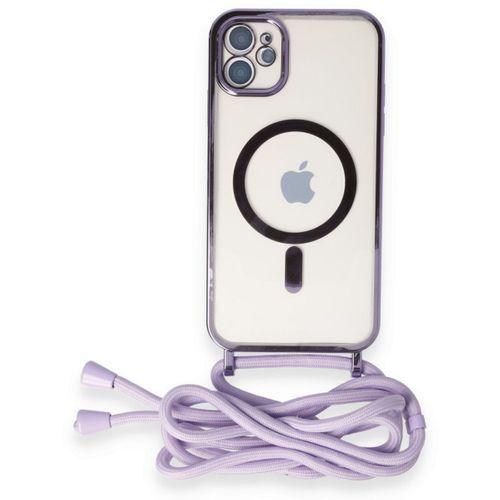 iPhone 11 Kılıf Divo Lazer Askılı Magsafe Kapak