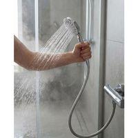 Spiral Hortumlu 4 Kademeli Krem El Duşu Başlığı Banyo Duş Seti