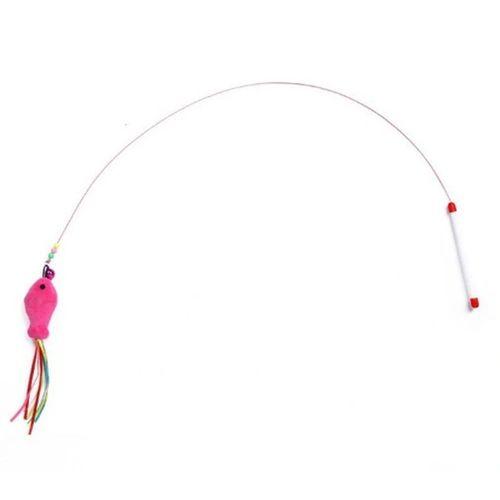 Eğitici Oyuncak Balıklı Kedi Oyun Oltası 90 Cm