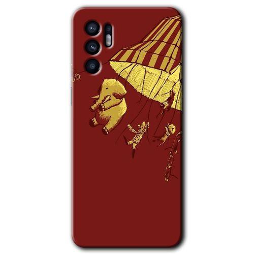 OPPO Oppo Reno 6 Kılıf HD Desen Baskılı Arka Kapak - Zoo