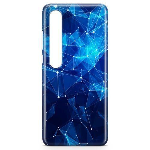 Xiaomi Mi 10 Pro Kılıf Mavi Ağ Güvenliği Arka Kapak Koruma Desenli Full Koruyucu