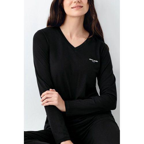 Pierre Cardin 9070-x Kadın Battal Uzun Kol Pijama Takım