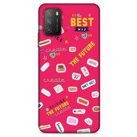 Xiaomi Poco M3 Uyumlu Kılıf Pembe Delisi (44) Tough Armor Kılıf Writing
