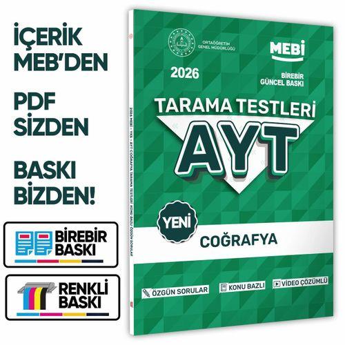 2026 YKS-AYT MEBİ-OGM 8li Tüm Dersler Özgün Tarama Test Kitabı A4 Boyut Renkli Görsel BASKI ÜCRETİ