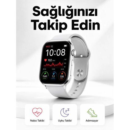 Yeni Nesil Akıllı Saat Adımsayar, Gps, Nabız Ölçer, Uyku Ve Sağlık Takibi kopya