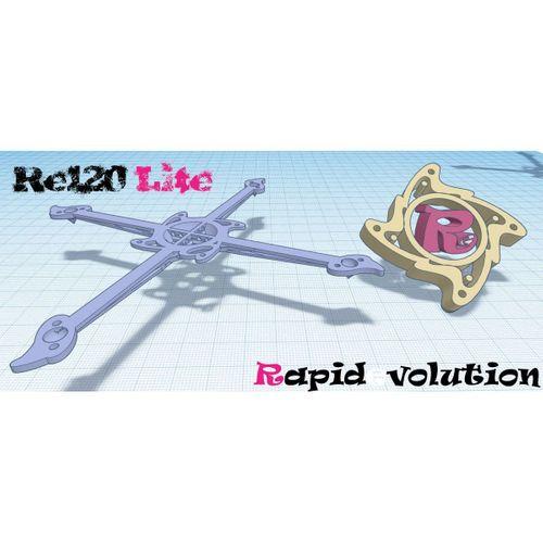 RE120 Lite - Rapidevolution 120mm (3_) Printpick FPV Çerçevesi - 5150041