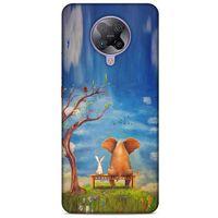 Xiaomi Poco F2 Pro Kılıf Depresyon (28) Arka Kapak Kırmızı Siyah