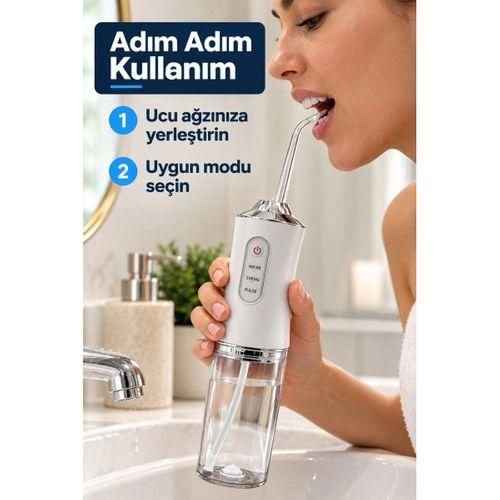 Üç Kademeli Ağız Duşu Tek Tuşla Mod Seçimi