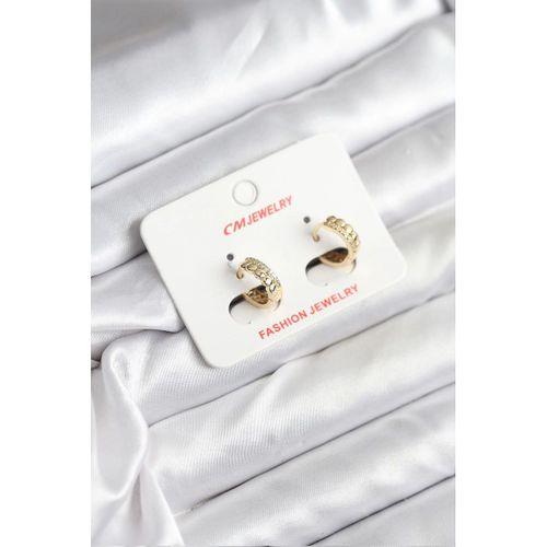 14K Gold Renk Kaplama CM Kadın Küpe