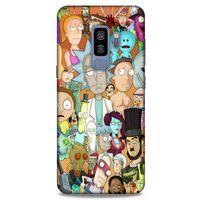 Samsung Galaxy S9 Plus Uyumlu Kılıf Rick And Morty (35) Fit Design Kılıf Cop Rick