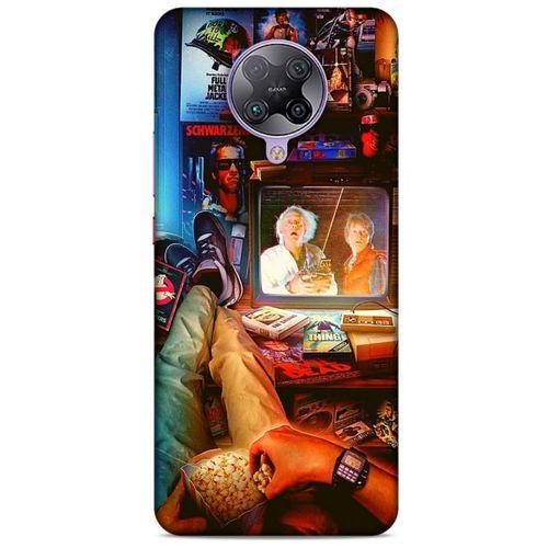 Retro (35) Desen Fit Design Kılıf Renkli Xiaomi Poco F2 Pro Kılıf
