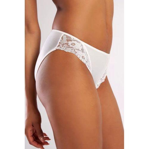Golshan Goldy Mini Slip, Kadın Dantelli Ekru Külot