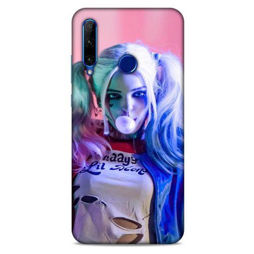 Huawei Y6P Uyumlu Kılıf Harley Quinn (10) Full Koruma Kılıfı Pembe