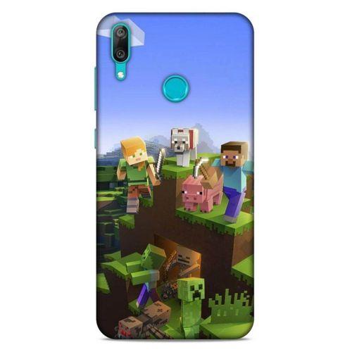 Lopard Huawei Y7 Prime 2019 Uyumlu Kılıf PiXel (29) Arka Koruma Kılıfı Tüm Karakterler