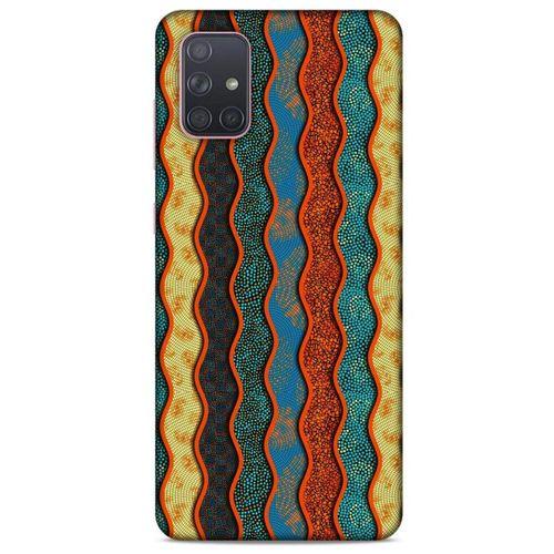 Samsung Galaxy A71 Kılıf Baskılı Özel Seri Taşlı (42) Rugged Armor Kılıf